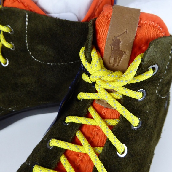 Polo Ralph Lauren Dleaney Suede Sneaker Boots NIB - Picture 7 of 8